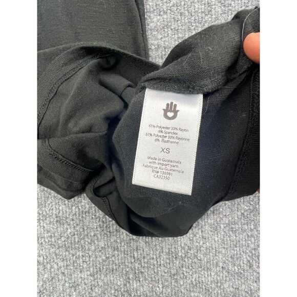 Spiritual Gangsta Charka Tank Top Women's XS Black Gold 'OM' Polyester Blend - Picture 5 of 6